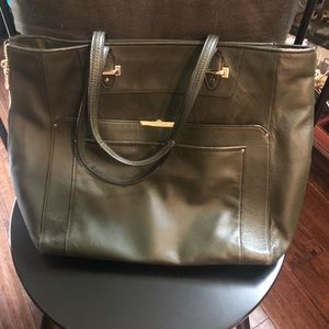 Green Coach bag